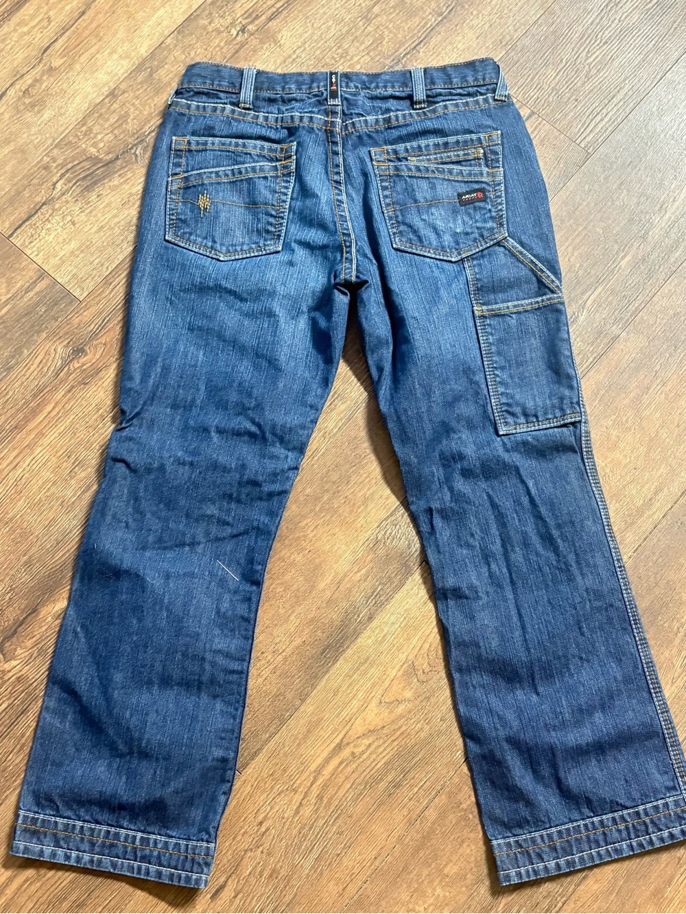 Ariat MR FR workhorse low rise boot cut jeans - Picture 6 of 7